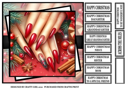 Christmas Nails 3 by Claire Dyas