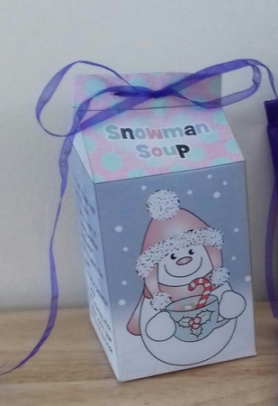 Snowman Soup Box Mini Kit by Claire Dyas