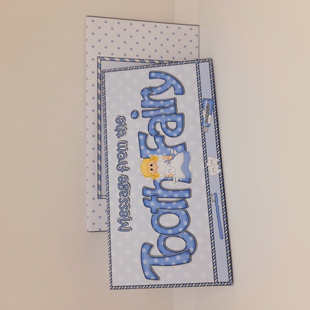 Tooth Fairy Money or Gift Wallet Card Kit by Claire Dyas
