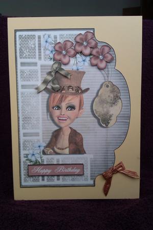 Pixie Birthday Card by Claire Fleming