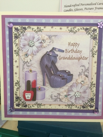Happy Birthday Granddaughter Topper by CLAIRE JENKINS