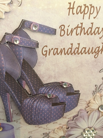 Happy Birthday Granddaughter Topper by CLAIRE JENKINS