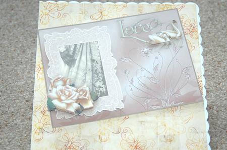 Fluttery Butterfly Backing Paper by Claire Watts