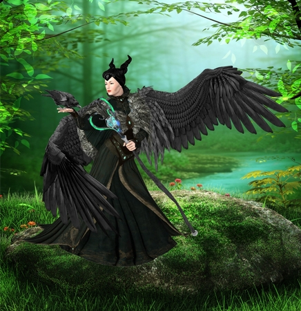 Sleeping Beauty Maleficent by Claire James