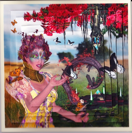 The Air Goddess - Seasons - Autumn (Fall) Pyrimage/Pyramid 2 + Insert & Tag by Claire James