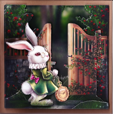 Fairy Tales - Wonderland Through The Looking Glass 14 - Pyrimage/Pyramid + Insert & Tag by Claire James