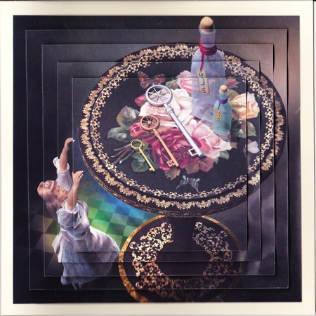 Fairy Tales - Wonderland Through The Looking Glass 20 - Pyrimage/Pyramid + Insert & Tag by Claire James