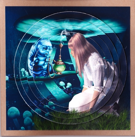Fairy Tales - Wonderland Through The Looking Glass 22 - Pyrimage/Pyramid + Insert & Tag by Claire James