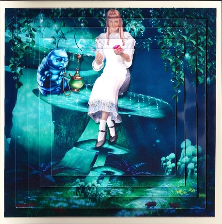 Fairy Tales - Wonderland Through The Looking Glass 24 - Pyrimage/Pyramid + Insert & Tag by Claire James