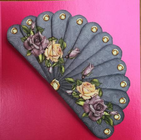 Heritage Rose - Happy Birthday - Just Because - Fan Sheet by Claire James