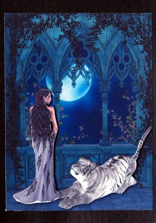 Gothic Night Friends & Familiars Iii + Decoupage by Claire James