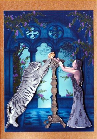 Gothic Night Friends & Familiars Iv + Decoupage by Claire James