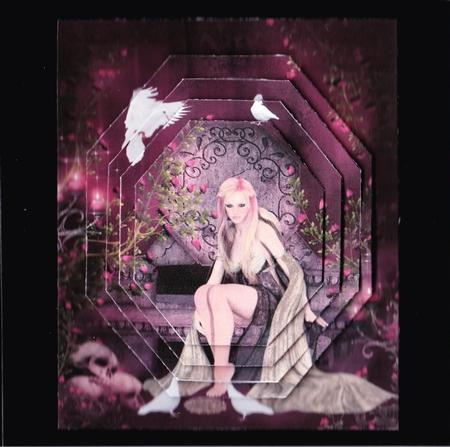 Gothic Night Friends & Familiars Vi Shaped Pyrimage Pyramid by Claire James