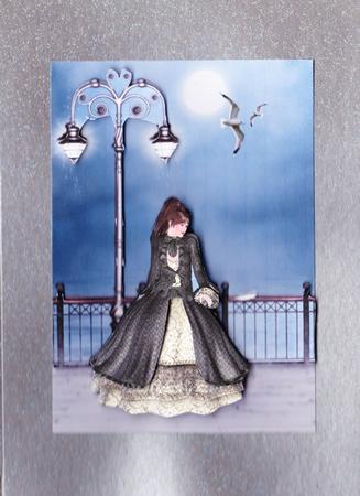 Promenade Iv Sea Breeze Victorian Green + Decoupage by Claire James
