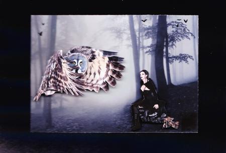 Gothic Night Friends & Familiars V + Decoupage by Claire James