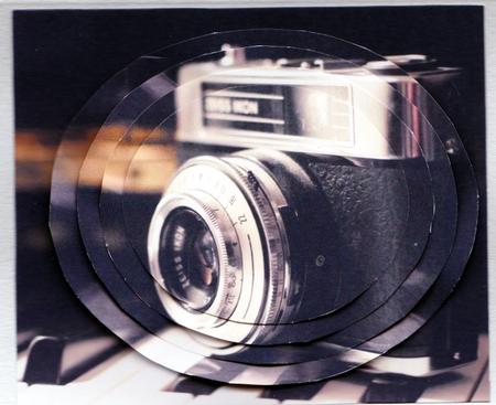 Vintage Photography + Gift Tag Pyrimage Pyrimid Stacker by Claire James