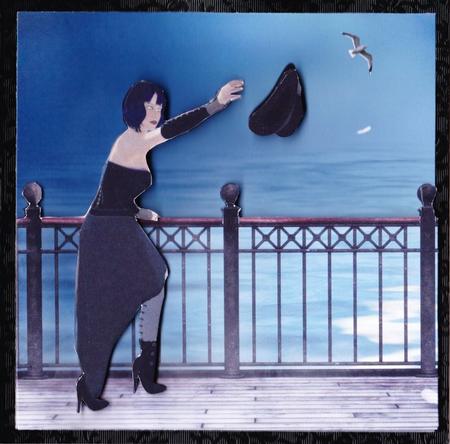 Promenade Gothic Sea Breeze - Hats Off! 2 7.5x7.5 Insert+tag by Claire James