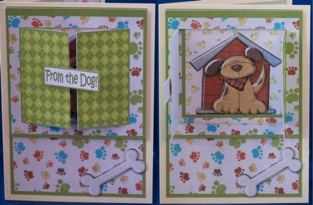 Open the Door! A4 Doggy Design Card Kit by Clare Chanter