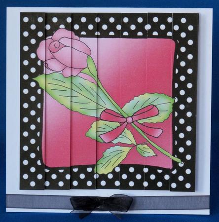 Single Rose Side Stacker Topper by Clare Chanter