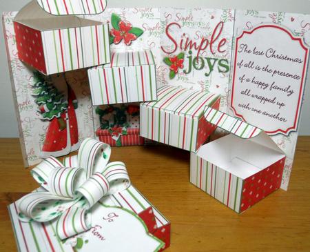 Simple Joys of Christmas Keepsake Treasure Box Card Kit Featured Gallery Photo