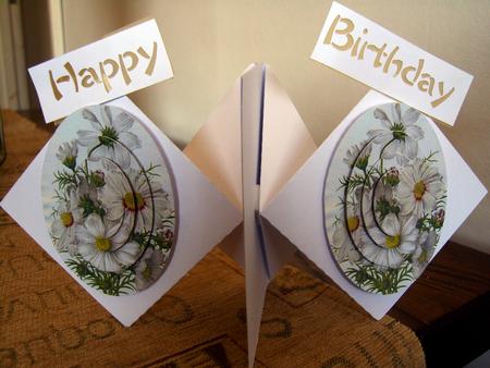 Spring Card Daisies by Clive Couter