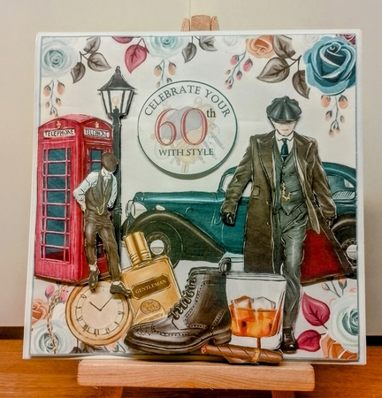 Celebrate Your 60th With Style - Male Mini Page Kit  by COLETTE MORRIS