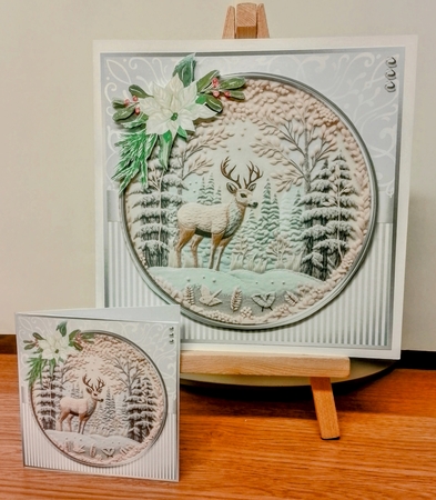 Silver Deer Christmas Mini Kit 2 by COLETTE MORRIS