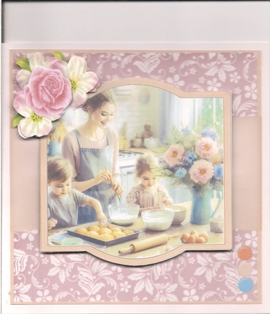 Baking Time With Mum - 6x6 by COLETTE MORRIS