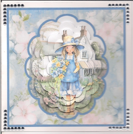 Flower Girl in the Garden 02 by COLETTE MORRIS