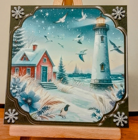 8 DIFFERENT LIGHTHOUSES BY WINTER by COLETTE MORRIS