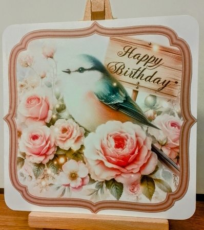 Birthday Birds Toppers/Frames 1-6 in PNG CU4CU/CU/PU by COLETTE MORRIS