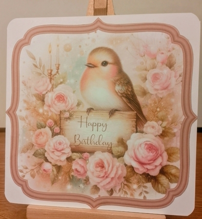 Birthday Birds Toppers/Frames 1-6 in PNG CU4CU/CU/PU by COLETTE MORRIS