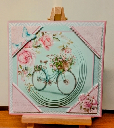 Bicycle with Roses - Corner Card Mini Kit by COLETTE MORRIS