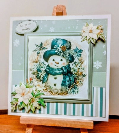 6x6 Vintage Snowmen 9 by COLETTE MORRIS