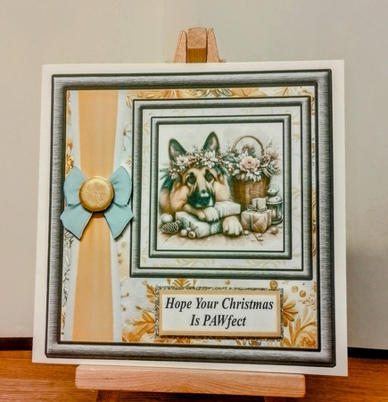 Hope your Christmas is Pawfect card front 10 by COLETTE MORRIS