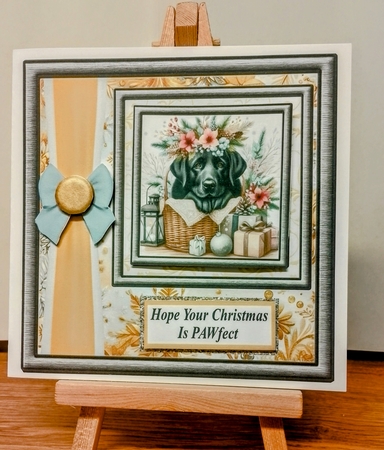 Hope your Christmas is Pawfect card front 10 by COLETTE MORRIS