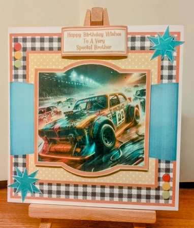 Banger Racing Night 2 - 6x6 by COLETTE MORRIS