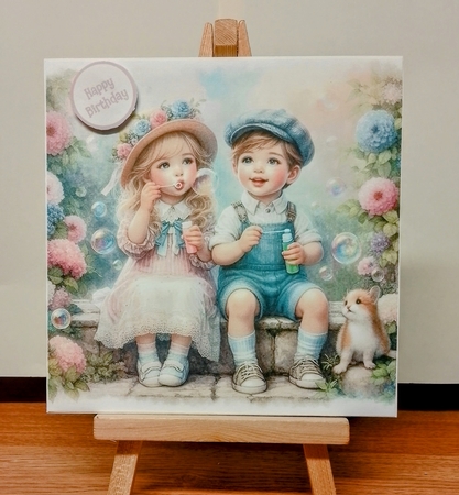 Blowing Bubbles by COLETTE MORRIS