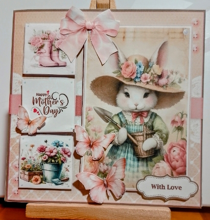Spring Garden Rabbit  by COLETTE MORRIS