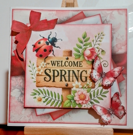 Spring Ladybird Mini Kit 7X7 by COLETTE MORRIS