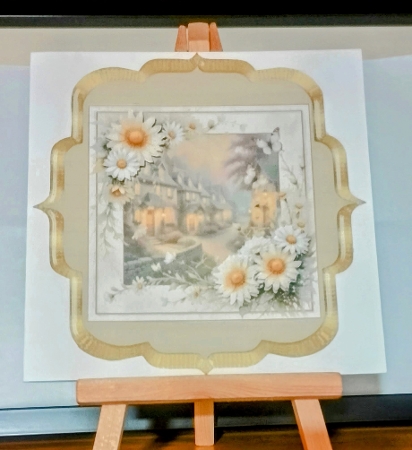 Wide Gold Border Mats-Autumn Fall Light by COLETTE MORRIS