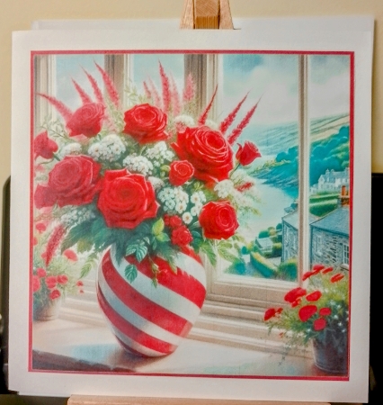 red roses get well by COLETTE MORRIS