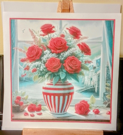 red roses get well by COLETTE MORRIS