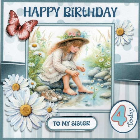 Sweet Daisy Chain Girl by COLETTE MORRIS