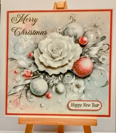 Silver and White Christmas by COLETTE MORRIS