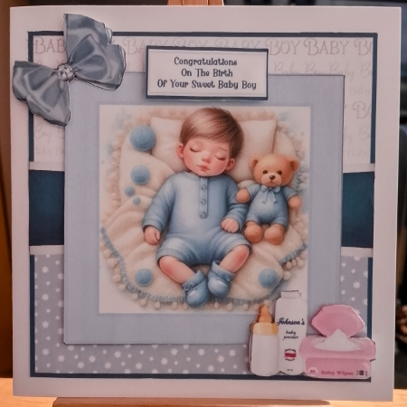 Your New Baby Boy - 7x7 Mini Kit by COLETTE MORRIS