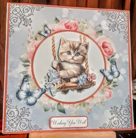 Little Flower Kitten 2 by COLETTE MORRIS