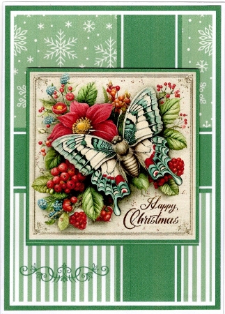 Christmas Butterflies Mini Kit 5x7 (3) by COLETTE MORRIS