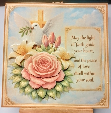 May the light of Faith guide your heart by COLETTE MORRIS