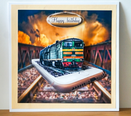 online train by Colin Bowers